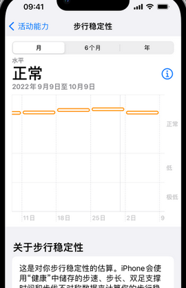 永城iPhone手机维修如何在iPhone开启'步行稳定性通知'