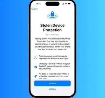 永城苹果授权维修店分享被盗设备保护功能开启方法 