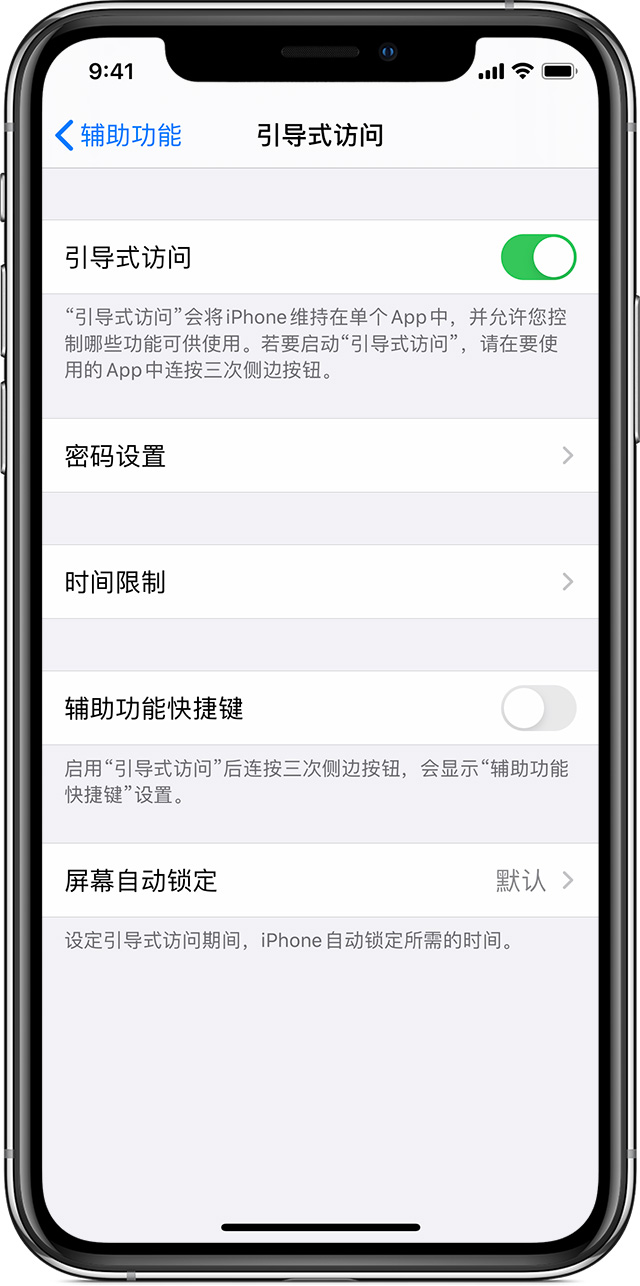 永城苹果手机维修分享如何在 iPhone 上退出引导式访问 