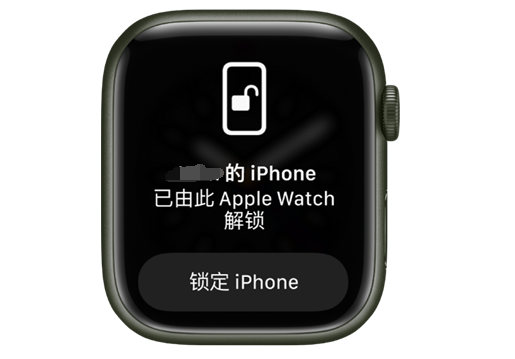 永城苹果手机维修分享用 AppleWatch 解锁配备面容 ID 的 iPhone方法 