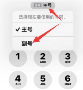 永城苹果14维修店分享iPhone 14 Pro Max使用副卡打电话的方法 